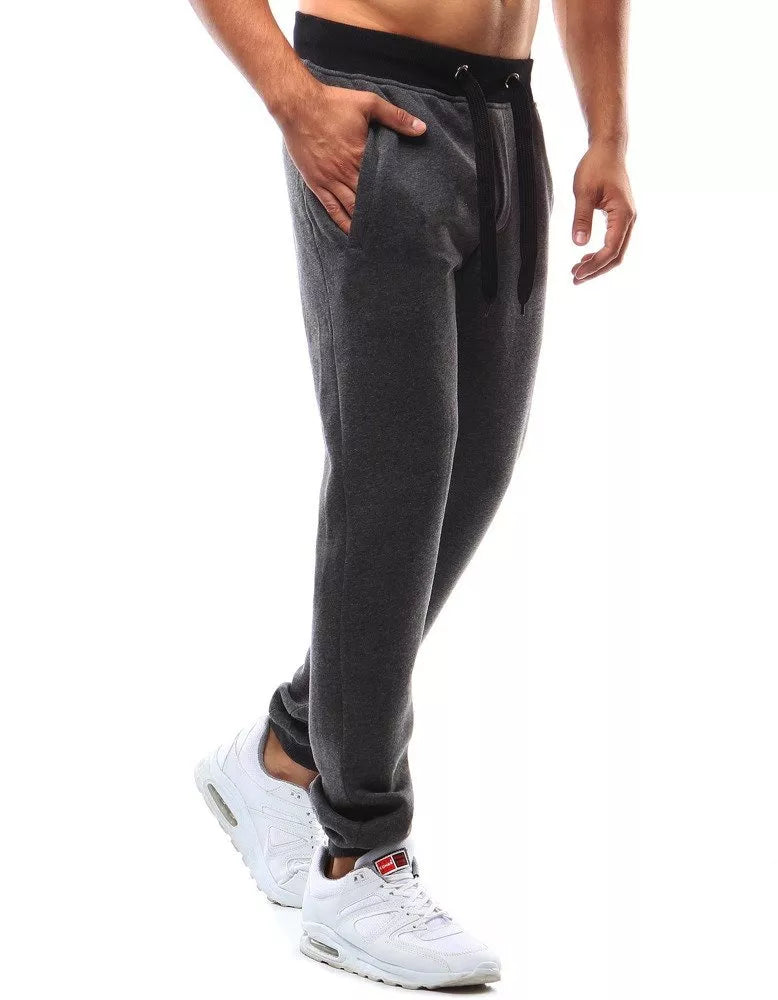 Vyriškos tamsiai pilkos kelnės Dean