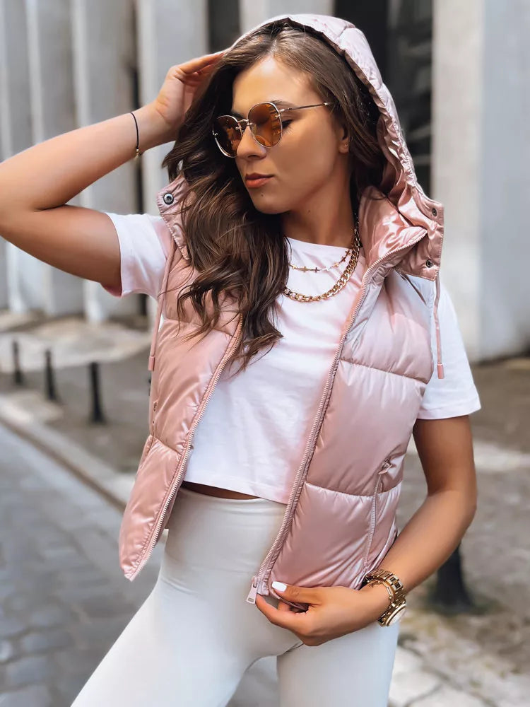 Rožinė blizgi liemenė Osin