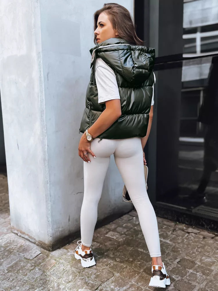 Žalia blizgi liemenė Osin