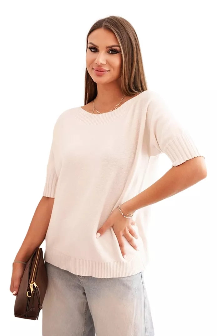 Moteriškas rusvas megztinis Aleta