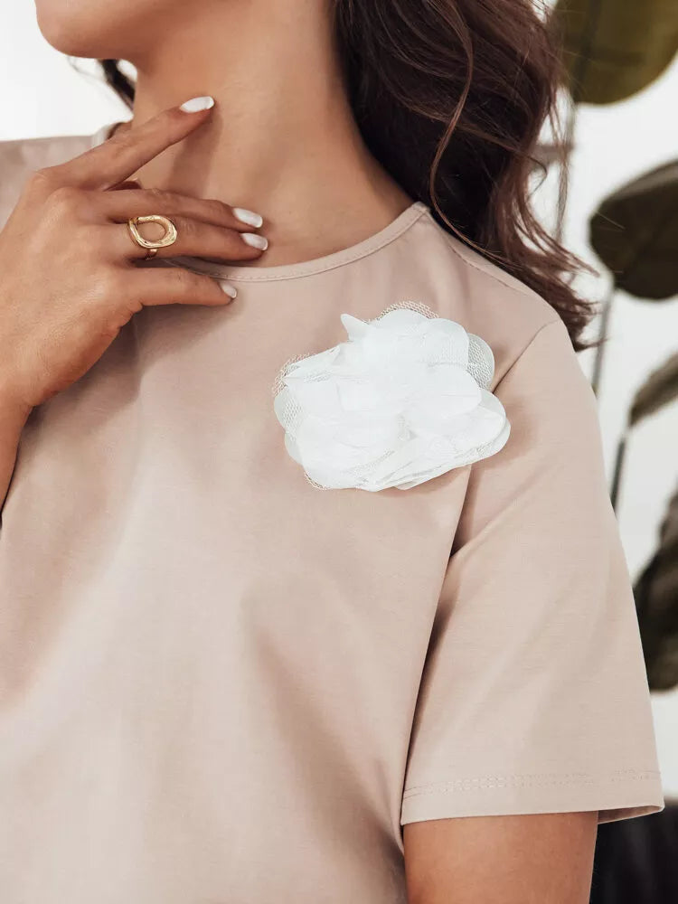 Moteriški rusvi marškinėliai Binda