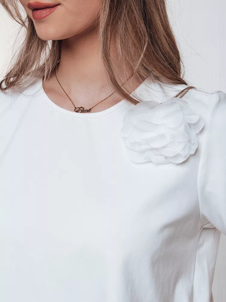 Moteriški balti marškinėliai Binda