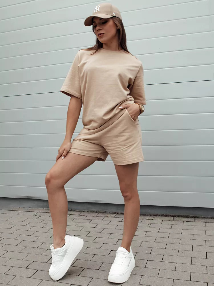 Moteriški rusvi spalvos marškinėliai Silvi