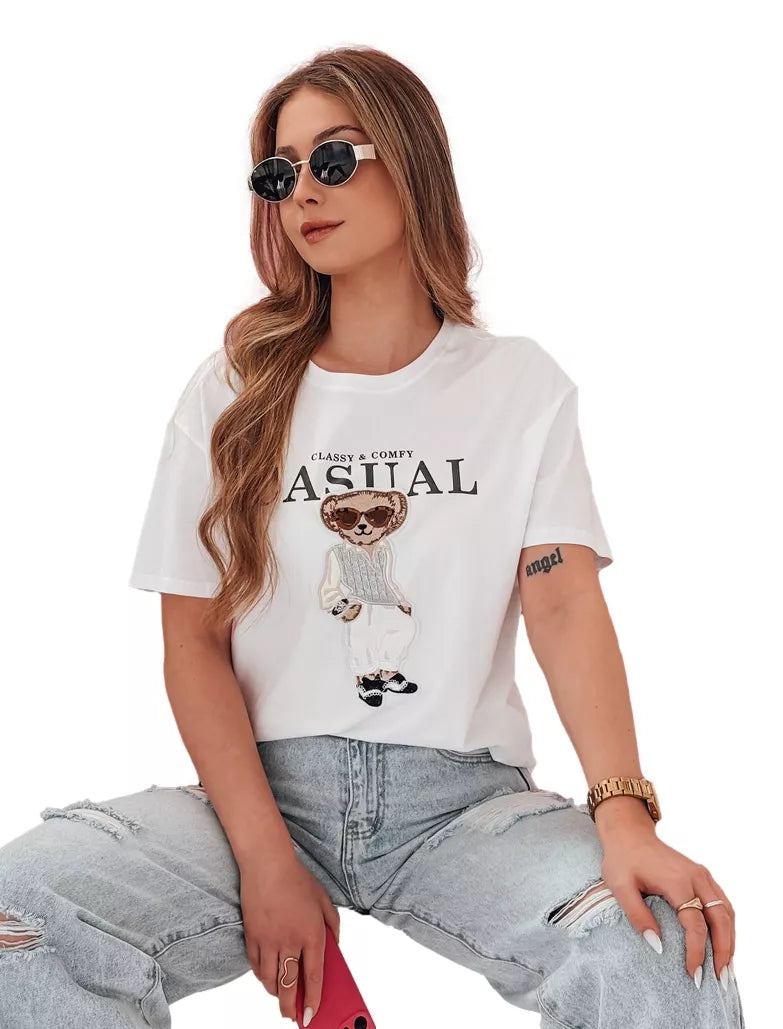 Moteriški juodi marškinėliai Classy