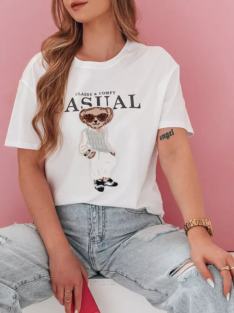 Moteriški juodi marškinėliai Classy