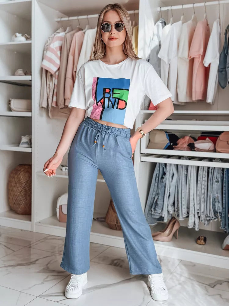 Moteriški baltos spalvos marškinėliai Kindbe