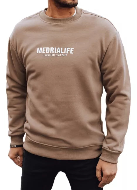 Vyriškas rudas džemperis Medrialife
