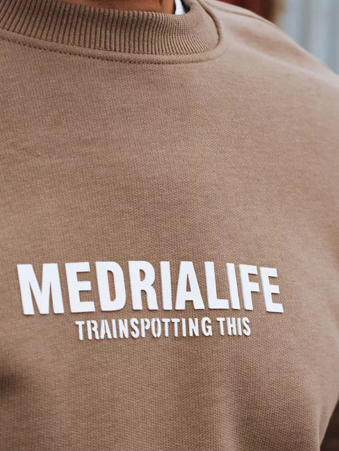 Vyriškas rudas džemperis Medrialife