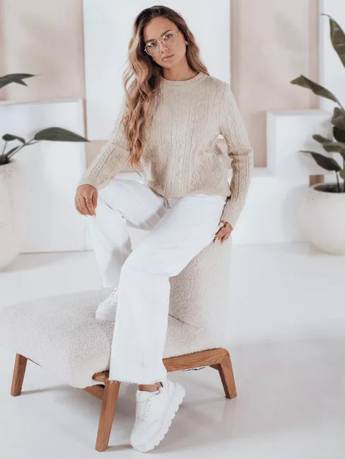 Moteriškas rusvas megztinis Bravina