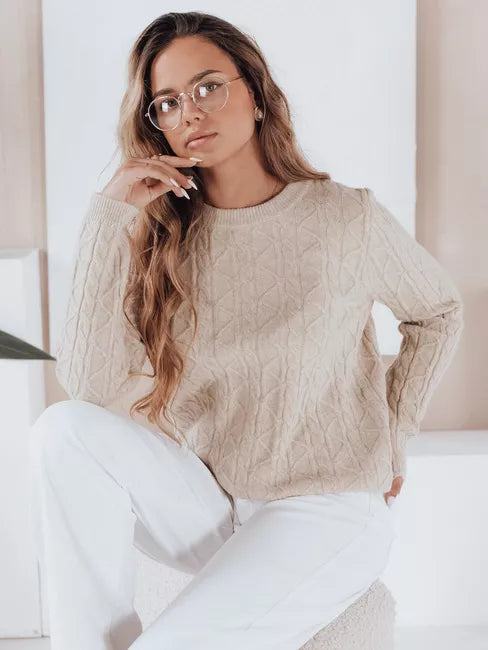 Moteriškas rusvas megztinis Bravina