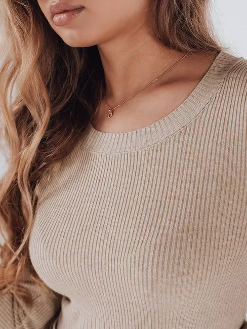 Moteriškas rusvas megztinis Gino