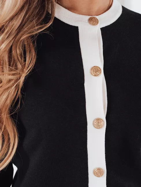 Moteriškas juodas megztinis Merlin