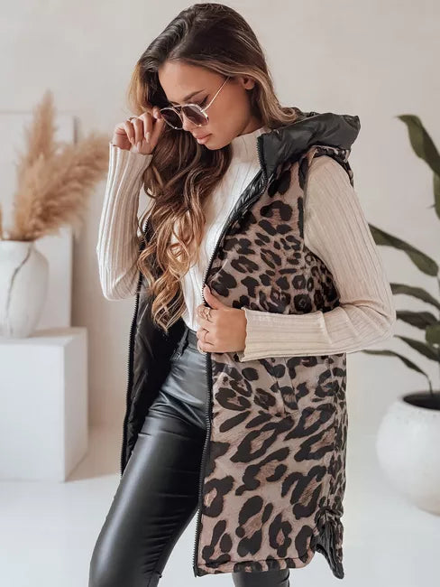 Moteriška juoda dvipusė liemenė Bora