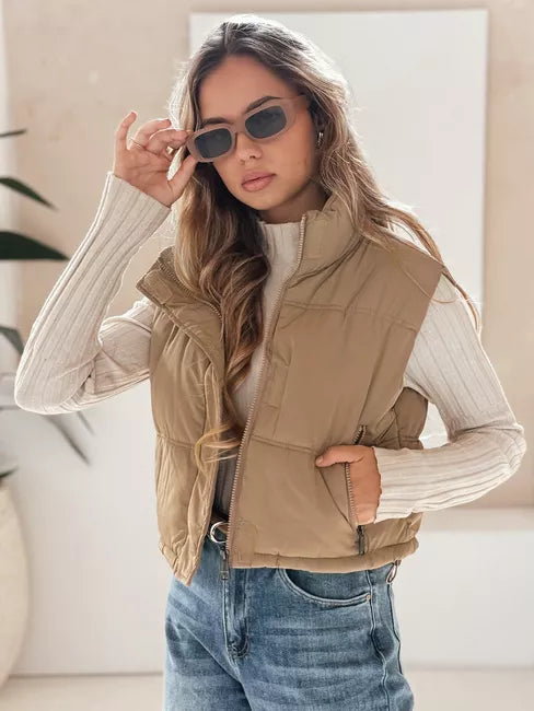 Moteriška rudos spalvos liemenė Veta