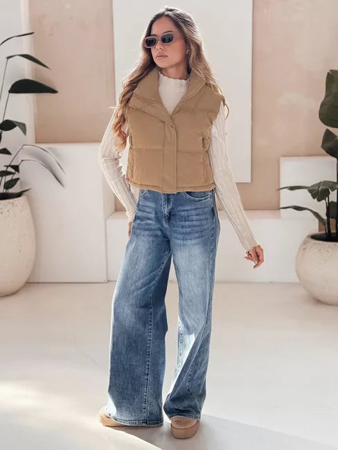 Moteriška rudos spalvos liemenė Veta