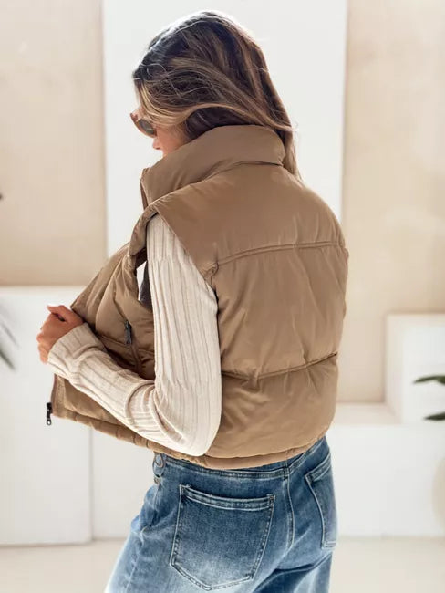 Moteriška rudos spalvos liemenė Veta