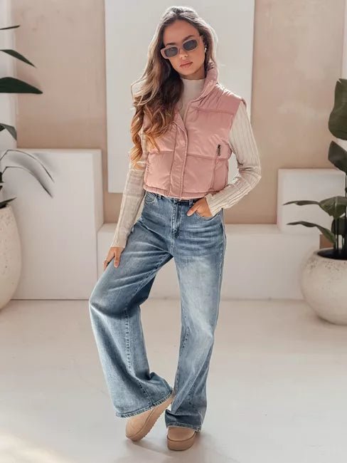 Moteriška rožinės spalvos liemenė Veta