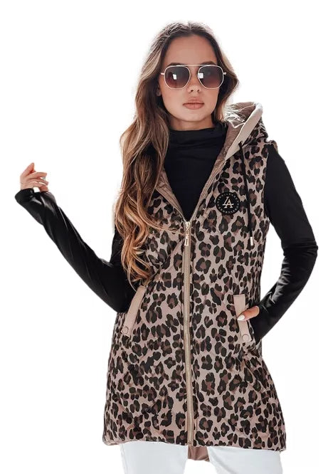 Moteriška rusva leopardo rašto liemenė Elmera