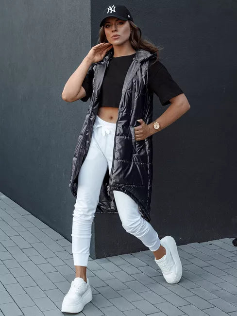 Moteriška juoda ilga liemenė Meris