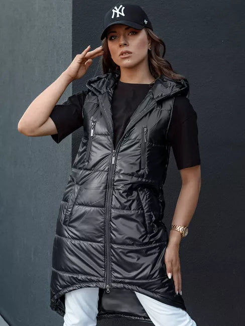 Moteriška juoda ilga liemenė Meris