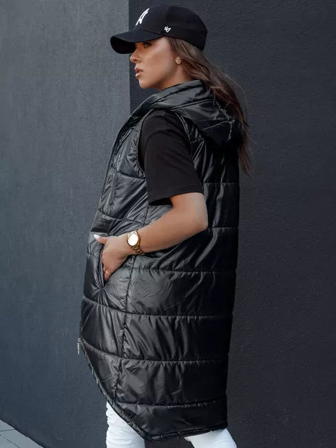 Moteriška juoda ilga liemenė Meris