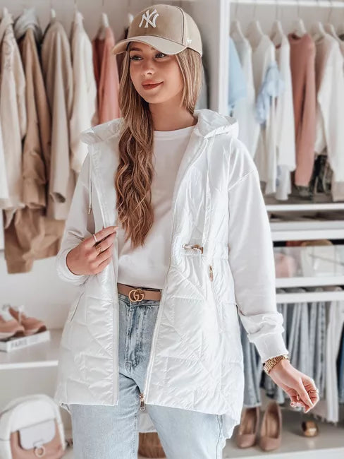 Moteriška baltos spalvos liemenė Demak