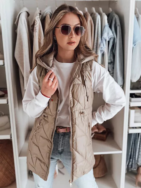 Moteriška rudos spalvos liemenė Demak