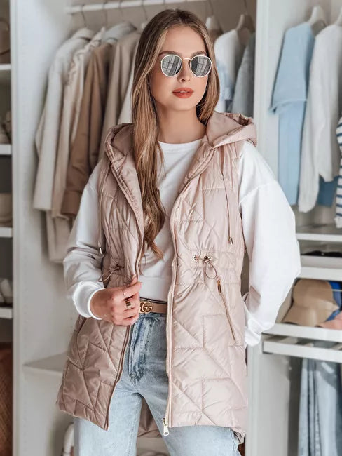 Moteriška šviesiai rožinės spalvos liemenė Demak