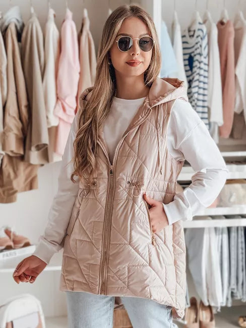 Moteriška šviesiai rožinės spalvos liemenė Demak