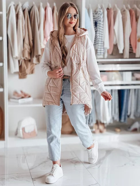 Moteriška šviesiai rožinės spalvos liemenė Demak