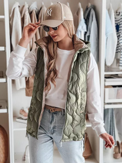 Moteriška žaliai liemenė Vesolita