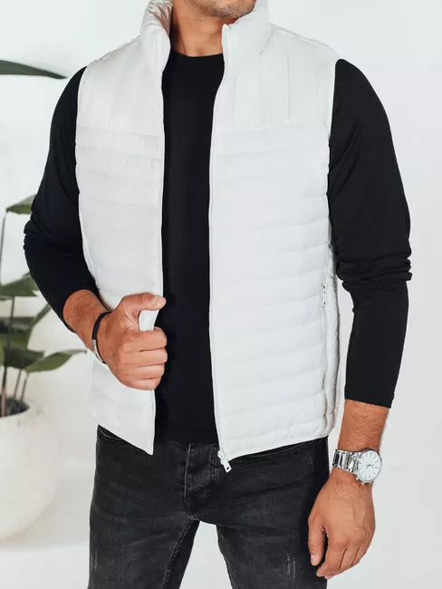 Vyriška baltos spalvos liemenė Pole