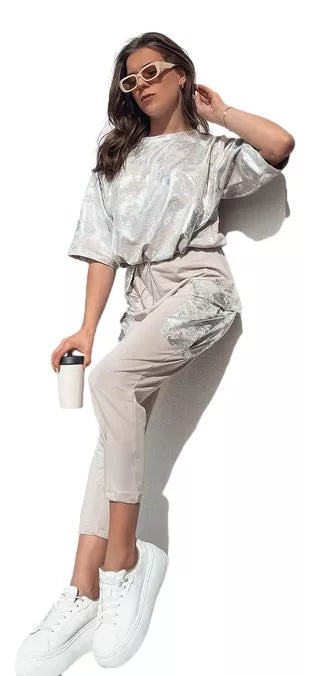 Moteriškas rusvas komplektas Birweki