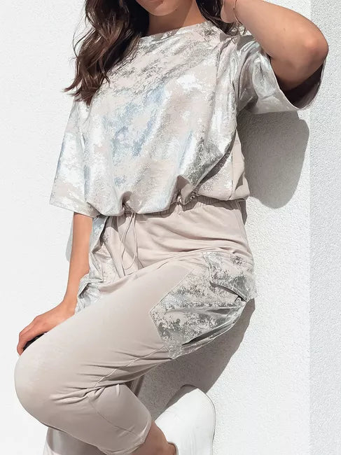 Moteriškas rusvas komplektas Birweki