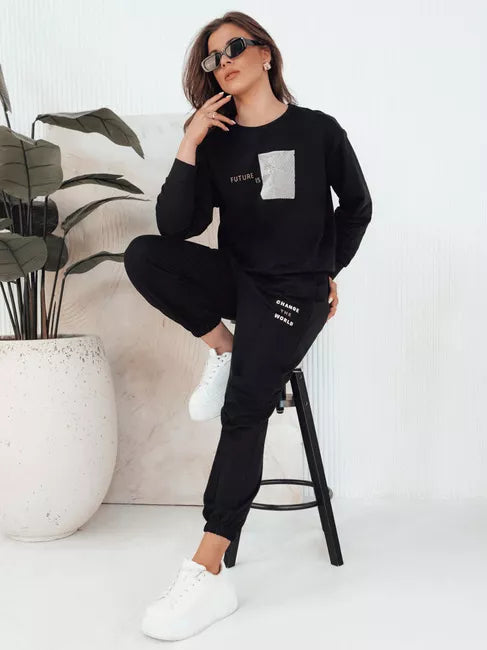 Moteriškas juodas komplektas Future