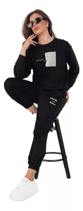 Moteriškas juodas komplektas Future