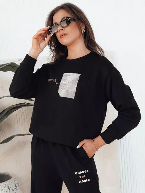 Moteriškas juodas komplektas Future