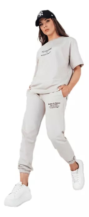 Moteriškas šviesiai pilkas komplektas Dream