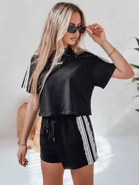 Moteriškas juodas komplektas Sport