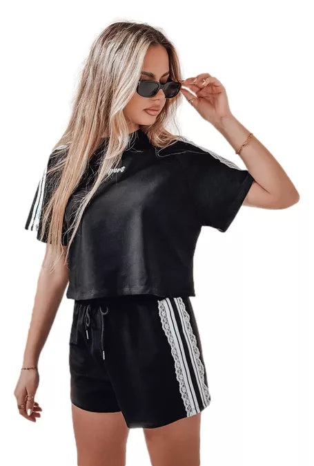 Moteriškas juodas komplektas Sport