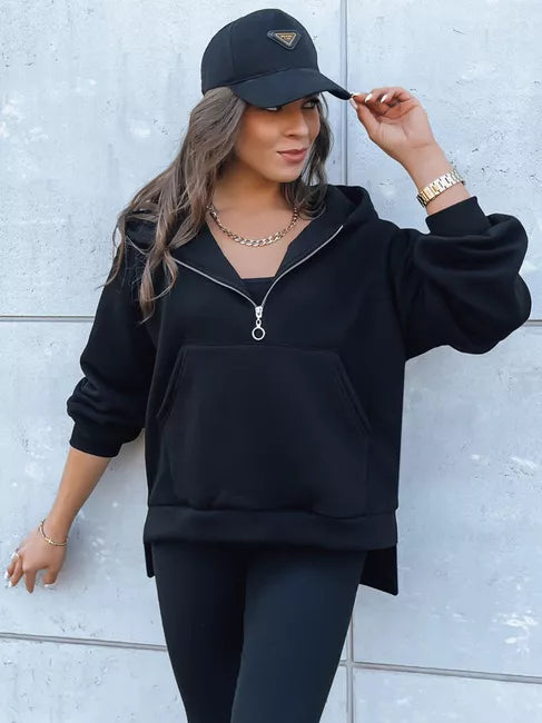 Trijų dalių moteriškas juodas komplektas Kemy