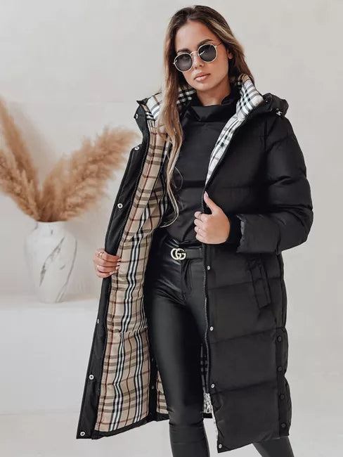 Moteriška žieminė juodos spalvos striukė Bren