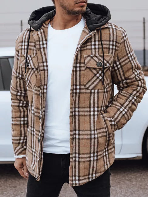 Vyriška ruda striukė su gobtuvu Jack