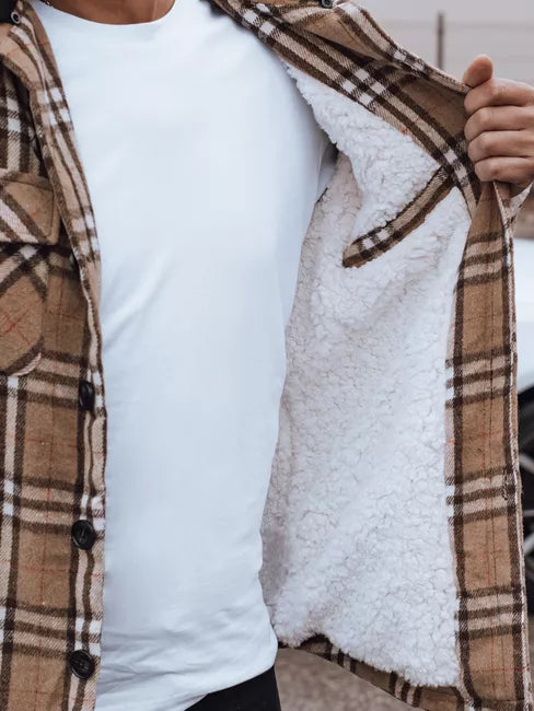 Vyriška ruda striukė su gobtuvu Jack