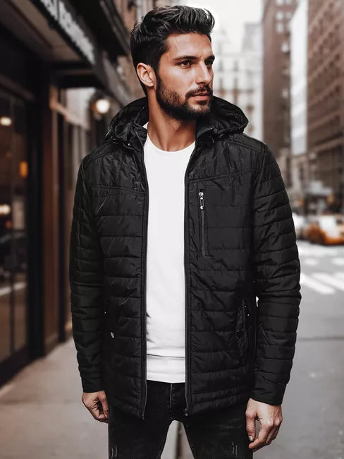 Vyriška juoda striukė Kent