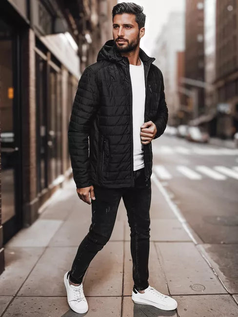 Vyriška juoda striukė Kent