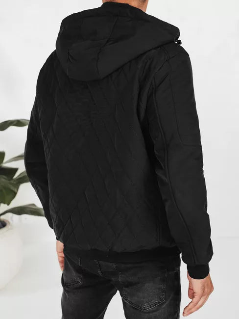 Vyriška juoda striukė Kuder