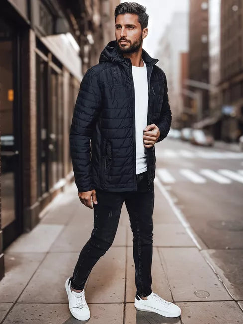 Vyriška tamsiai mėlyna striukė Kent