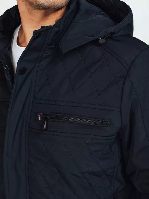 Vyriška tamsiai mėlyna striukė Kuder