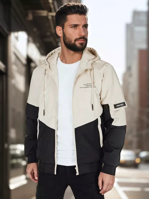 Vyriška rusvos spalvos striukė Mask